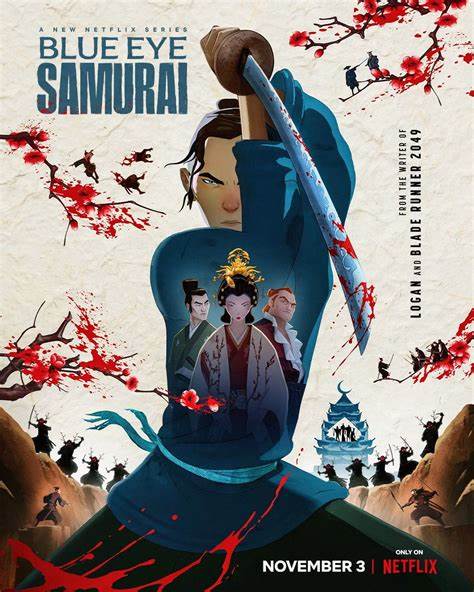 Blue Eye Samurai (Dub) Poster